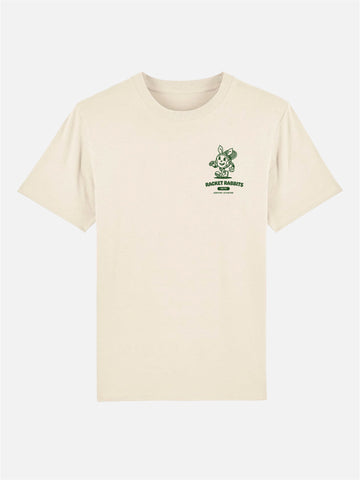 Racket Rabbits - T-shirt - Natural Raw